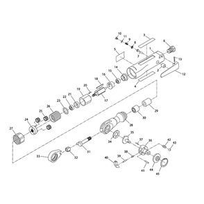 Diagram Diagram and Parts List for IR170  Ingersoll Rand Ratchet